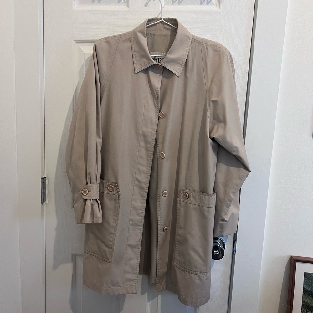 London Fog Tan Trench Coat